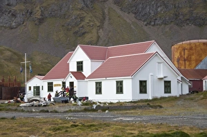 Grytviken Prints: Museum, Grytviken, South Georgia, South Atlantic