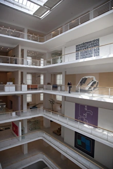 Images Dated 21st June 2009: Museum of Modern Art (Veletrzni palace) interior, Prague, Czech Republic, Europe