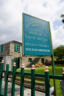 Restored Prints: Museum of Nevis History, Charlestown, Nevis, St. Kitts and Nevis, Leeward Islands
