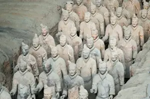 View From Above Prints: Museum of the Terracotta Warriors