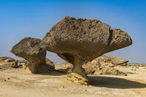 Mushroom rocks, Farasan islands, Kingdom of Saudi Arabia, Middle East