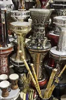 Musical Instrument Prints: Musical instruments for sale, Grand Bazaar (Great Bazaar), Istanbul, Turkey, Europe