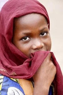 Images Dated 11th February 2009: Muslim girl, Lome, Togo, West Africa, Africa