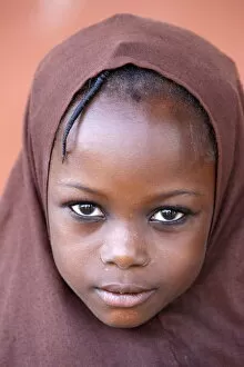 Images Dated 4th June 2009: Muslim girl, Lome, Togo, West Africa, Africa