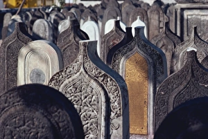 Graves Prints: Muslim graves, Maldive Islands, Asia
