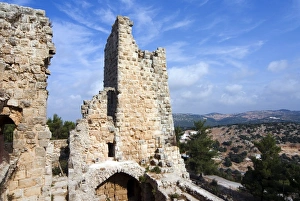 Images Dated 14th October 2007: Muslim military fort of Ajloun, Jordan, Middle East