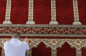 Images Dated 20th June 2007: Muslim prayer, Vlora, Albania, Europe