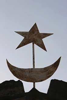 Stars Prints: Muslim symbols, Bamako, Mali, West Africa, Africa