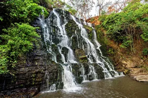 Purity Prints: Musseleje waterfalll, Malanje, Angola, Africa