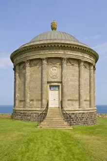 Images Dated 24th May 2008: The Mussenden temple perched on a cliff edge, part of the Downhill estate