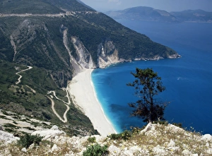 Myrtos bay and beach