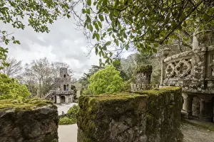 Sintra Prints: Mystical constructions of Romanesque Gothic and Renaissance style inside the park