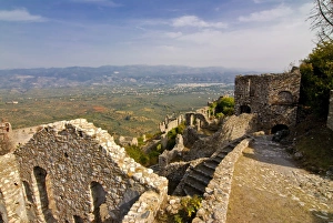 Mystras Prints: Mystras, UNESCO World Heritage Site, Peloponnese, Greece, Europe