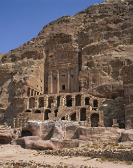 Rock Hewn Prints: Nabatean Corinthian tomb and urn dating from the 1st