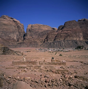 Wadi Rum Prints: Nabatean temple dating from the 1st century AD