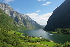 Northern Europe Prints: Naeroyfjorden, near Bakka, Sogn og Fjordane