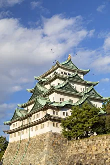 Typically Japanese Gallery: Nagoya Castle, Nagoya, Honshu, Japan, Asia
