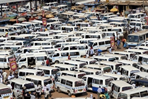 Uganda Prints: Nakasero Market, Kampala, Uganda, East Africa, Africa