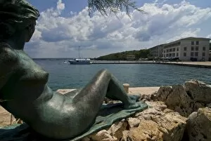 Images Dated 30th June 2010: Naked woman statue at the Brioni Islands, the summer residence of Tito
