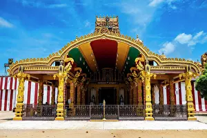 Rituals Prints: Nallur Kandaswamy Devasthanam Hindu temple shows vibrant architecture