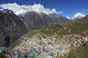 Namche Bazaar, Nepal, Himalayas, Asia