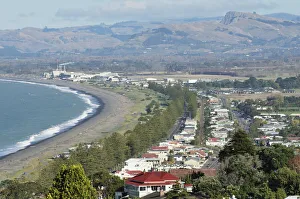 View From Above Prints: Napier, Hawkes Bay, North Island, New Zealand, Pacific