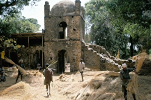 Gondar Prints: Narga Selassie church, Isle of Dek, Lake Tana, Gondar region, Ethiopia, Africa