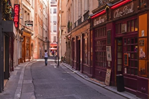 Rhone Alpes Prints: The narrow streets of Vieux Lyon, Lyon, Rhone, Rhone-Alpes, France, Europe