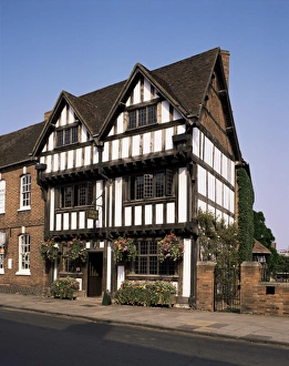 Three Storey Prints: Nashs House, New Place, Stratford-upon-Avon, Warwickshire, England