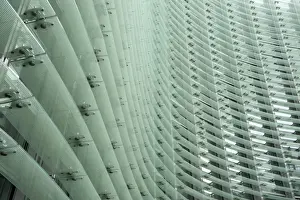 Modern Art Prints: National Art Center, designed by architect Kisho Kurokawa, housing 20th century paintings