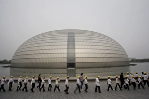Images Dated 6th May 2008: National Grand Theatre, Tiananmen Square, Beijing, China, Asia