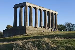 Images Dated 7th October 2010: The National Monument, Calton Hill, Edinburgh, Lothian, Scotland, United Kingdom, Europe
