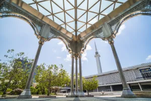 Kuala Lumpur Prints: National Mosque (Masjid Negara Mosque) (Grand Mosque)