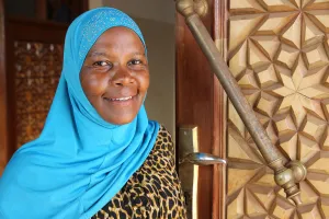 Headscarf Prints: National Mosque (Qadafi mosque), Kampala, Uganda, Africa