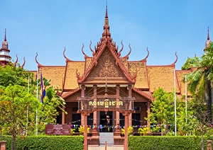 Phnom Penh Prints: National Museum of Cambodia, Phnom Penh, Cambodia, Indochina, Southeast Asia, Asia