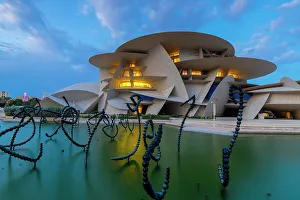 Contemporary Art Prints: National Museum of Qatar, Doha, Qatar, Middle East