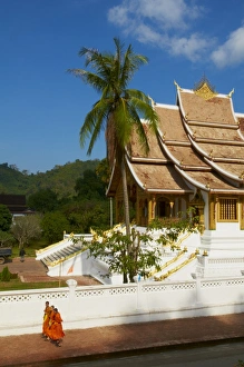National Museum Prints: National Museum, Vat Ho Pha Bang, Luang Prabang, UNESCO World Heritage Site
