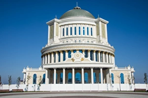 National Opera of Chechnya, Grozny, Chechnya, Caucasus, Russia, Europe