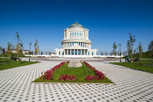 Music Venue Prints: National Opera of Chechnya, Grozny, Chechnya, Caucasus, Russia, Europe
