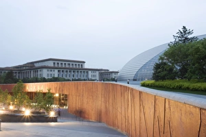 Images Dated 8th May 2008: The National Opera Theater, Tiananmen Square, Beijing, China, Asia