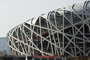 Images Dated 18th November 2007: National Stadium, 2008 Beijing Olympic venue, Beijing, China, Asia
