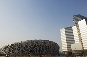 Images Dated 18th November 2007: National Stadium, 2008 Beijing Olympic venue, Beijing, China, Asia