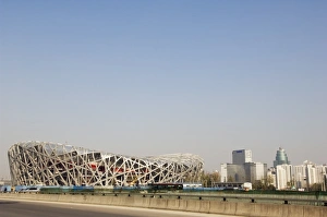 Images Dated 18th November 2007: National Stadium, 2008 Beijing Olympic venue, Beijing, China, Asia
