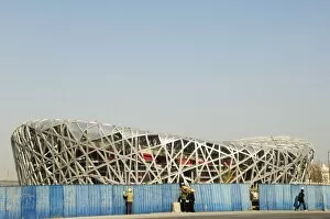 Images Dated 18th November 2007: National Stadium, 2008 Beijing Olympic venue, Beijing, China, Asia