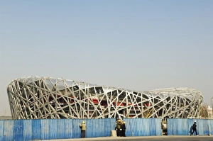 Images Dated 18th November 2007: National Stadium, 2008 Beijing Olympic venue, Beijing, China, Asia