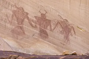 Rock Art Prints: Native Pueblo rock art, Lower Calf Creek Falls Trail