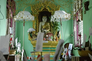 Nats temple, Hsipaw area, Shan State, Republic of the Union of Myanmar (Burma), Asia