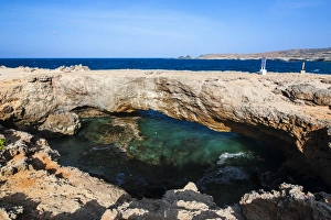 Aruba Prints: Natural Bridge, Aruba, ABC Islands, Netherland Antilles, Caribbean, Central America