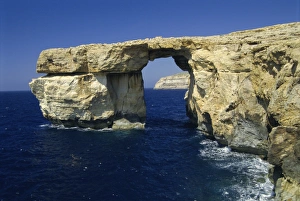 Natural bridge close to Dwejra Bay