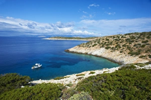 Cylades Prints: Natural swimming pool, Donoussa, Cyclades, Aegean, Greek Islands, Greece, Europe